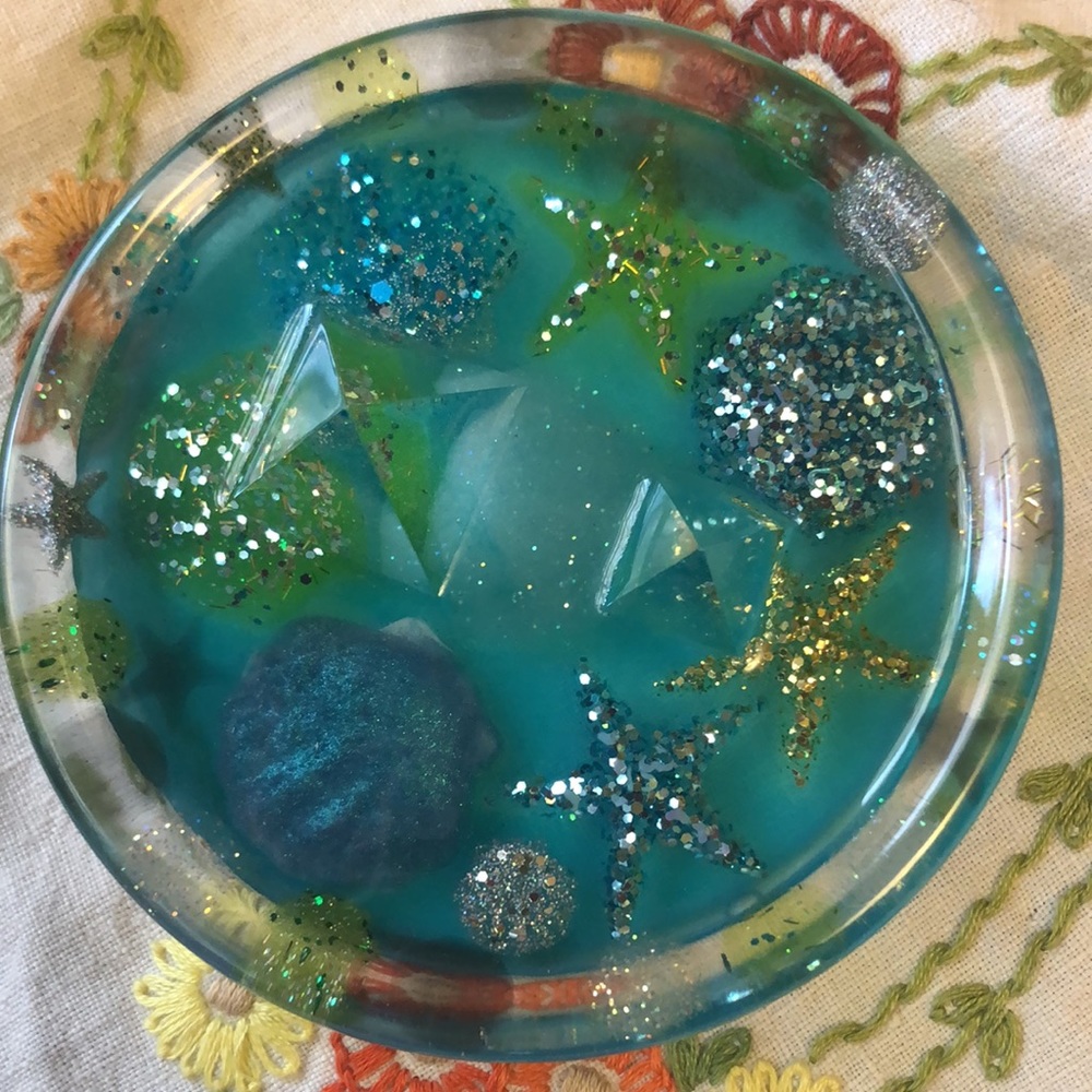 Handmade jewellery tray